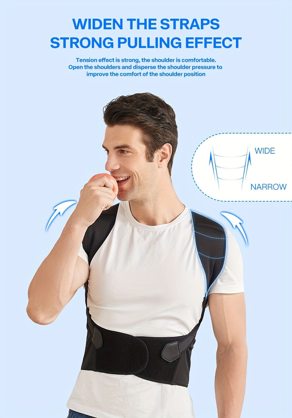 Adjustable Back Supporter for Posture