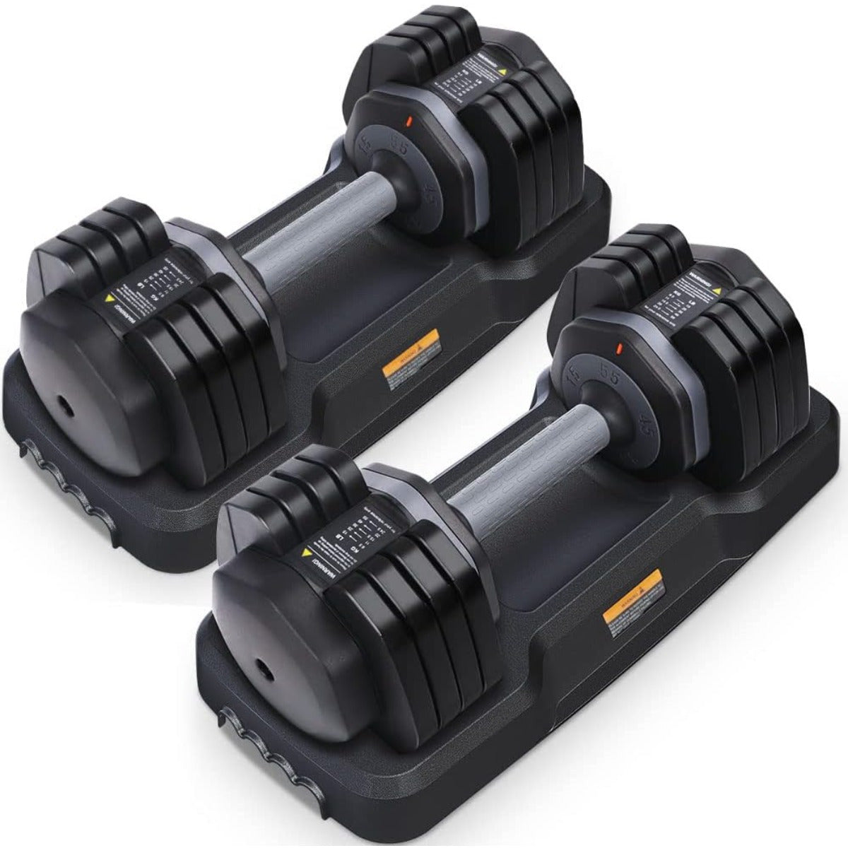 Adjustable Dumbbells 2x24.5KG (49KG Total)