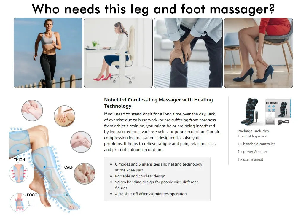 Air Compression Leg Massager