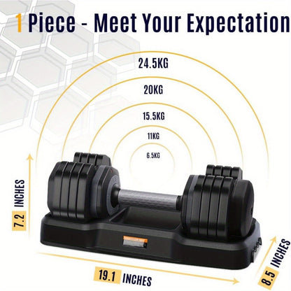 Adjustable Dumbbells 2x24.5KG (49KG Total)